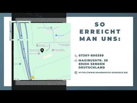 Kranvermietung Ulm | Kranservice Schädle YouTube-Vdeominiatur 9
