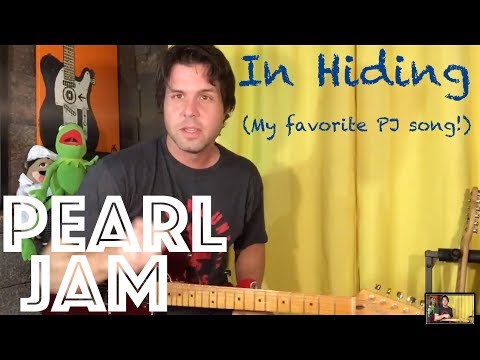 Guitar Lesson: How To Play In Hiding by Pearl Jam... For Real!