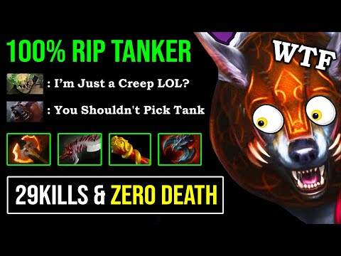 NEVER Pick Tank Against Ursa | EPIC 29Kills Battle Fury Burst Down Underlord in 2s Immortal 9K DotA