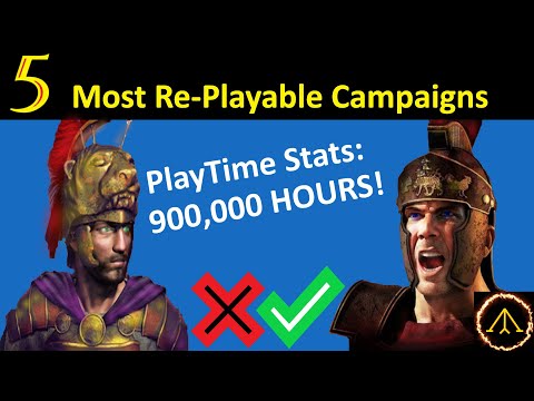 Most RePlayable Factions - Top 5 Total War