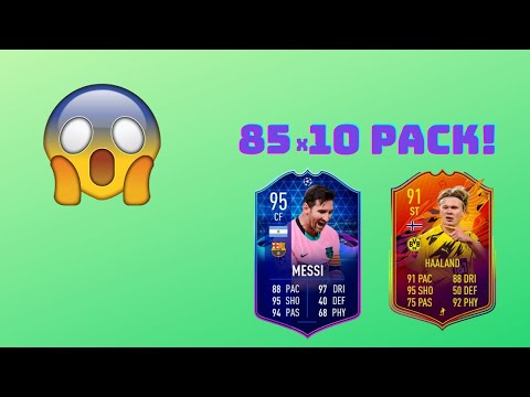 Opening My 85x 10 Player Pack - FIFA 21
