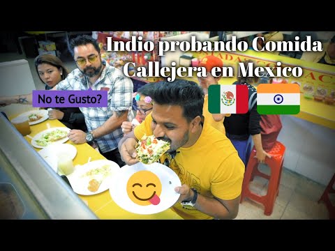 🇮🇳 Indian trying street food in Mexico 🇲🇽 || Indian in Coyocan