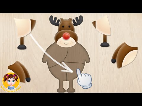 Free Christmas Puzzle for Kids ☃     - Puzzle & Jigsaw! - BabyGames Video - YouTube