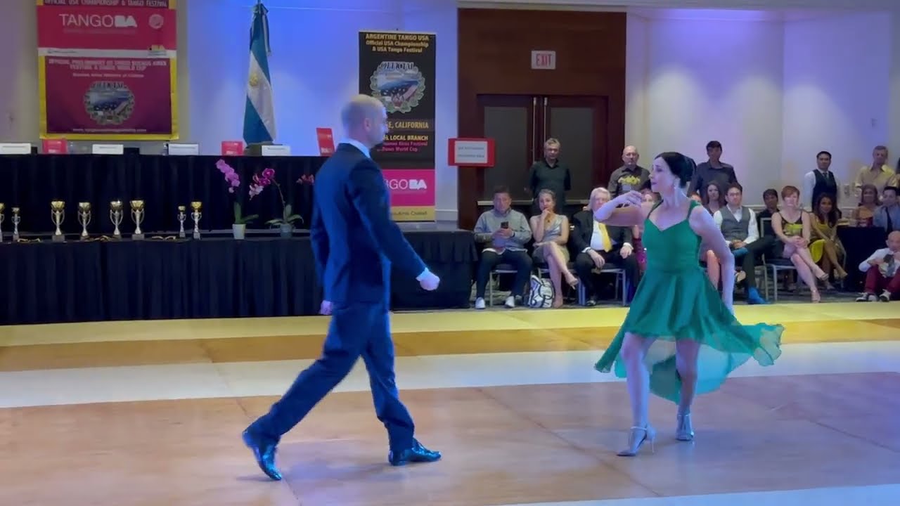 Maestros performance by Guillermina Quiroga & Mariano Logiudice at ATUSA - Argentine Tango USA -2023