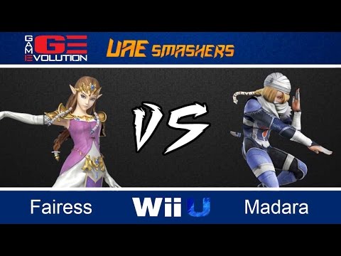 Game Evolution 2015 SSB4: Fairess (Zelda) vs Madara (Sheik, Fox) - LR5
