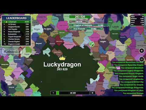 Territorial.io speedrun runs% USA 48 Very easy former world record 1:55