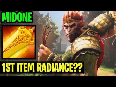 1st Item Radiance To Monkey King Midone - Dota 2