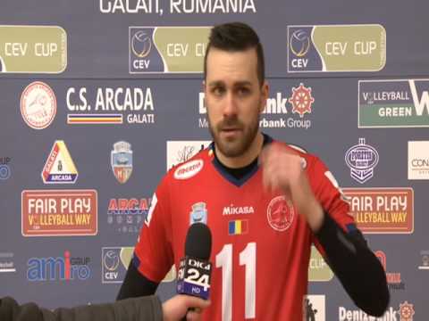 19.01.2017 / SPORT / Știre Etv - Arcada a fost eliminată din Cupa CEV!