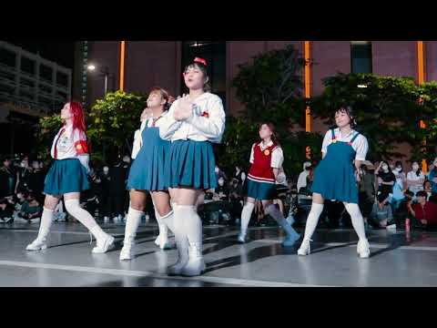 090722 - RED IRIS cover REDspin - DANCE COVER PARTY IN PUBLIC @Siam Square Walking Street