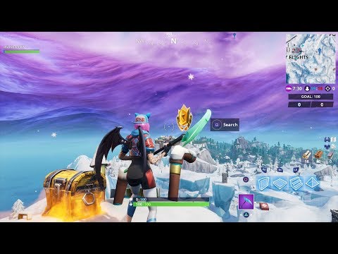 Secret Season 7 Week 1 Battlestar Location Guide (Snowfall Challenges) - Fortnite Battle Royale