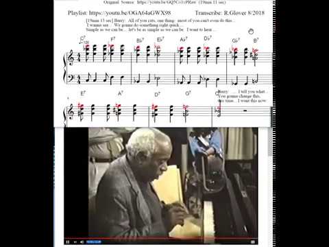 Barry Harris:  4 "must know"simple exercises