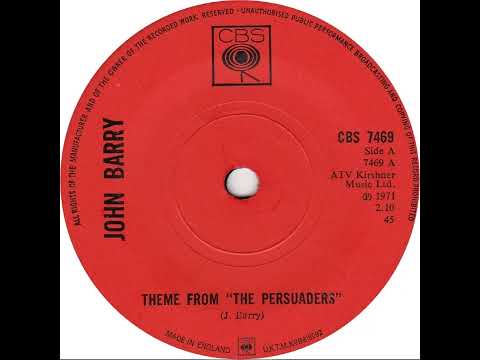 UK New Entry 1971 (218) John Barry - Theme From ''The Persuaders''