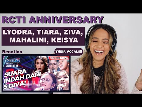 Penampilan Terbaik Lyodra X Tiara X Ziva X Mahalini X Keisya | RCTI 33 ANNIVERSARY| REACTION!!