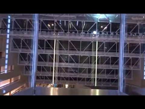 AMAZING Old Fast 1979 OTIS Lexan (md. 2006) T. Scenic Els/L@Crowne Plaza Hotel Moscow WTC*****, RUS