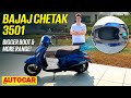Bajaj Chetak 3501 More Features At The Same Price Walkaround Autocar India