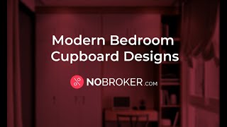 17 Modern Bedroom Cupboard Design for Small Room #cupboarddesign #wardrobedesign #NoBrokerInteriors