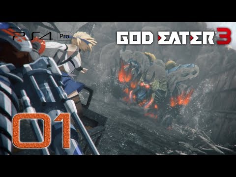 God Eater 3 Gameplay Walkthrough (Japanese Voice) Part 1 - Prologue + Tutorial