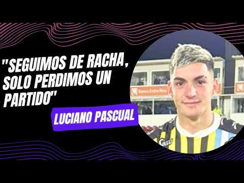 "Seguimos de racha, solo perdimos un partido"