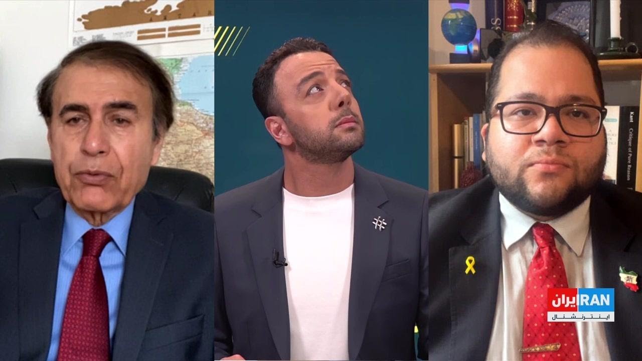 رهگیری موشک‌های جمهوری اسلامی در آسمان اسرائیل، هم‌زمان با پخش «حرف آخر با ?