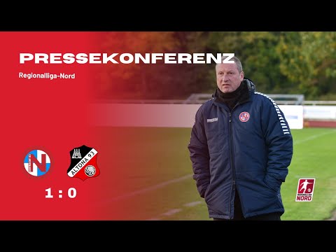 Pressekonferenz nach dem Spiel Eintracht Norderstedt - Altona 93  |  09.11.2025  | Regionalliga Nord