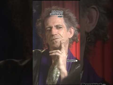 Keith Richards on 4 year feud with Mick Jagger #keithrichards #mickjagger #rolllingstones