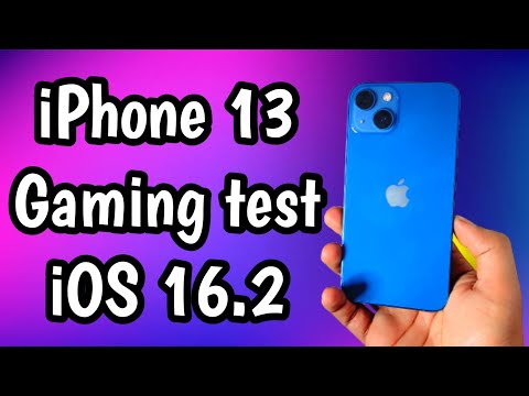 iPhone 13 Gaming Test Battery Drain Test || iOS 16.2
