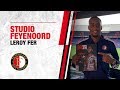 Covermodel Leroy Fer in Studio Feyenoord!