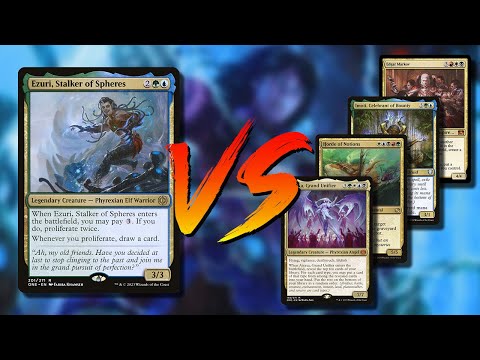Ezuri Proliferate 1v1 EDH Gameplay on Magic Online | tribalkai