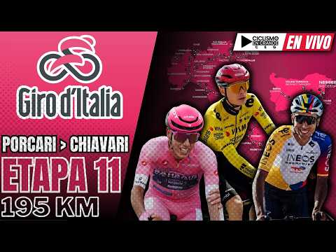 EN VIVO Giro de Italia 🔴 Etapa 11 195 km Porcari - Chiavari