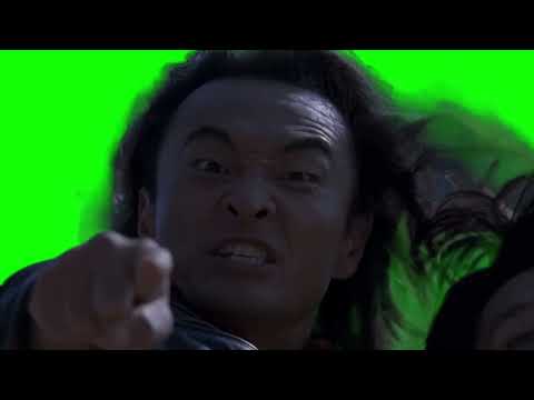Shang Tsung "your brother's soul is mine" Mortal Kombat (1995) green screen