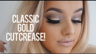 Classic Gold Cut Crease using Urban Decay Naked 1 | Rachel Leary