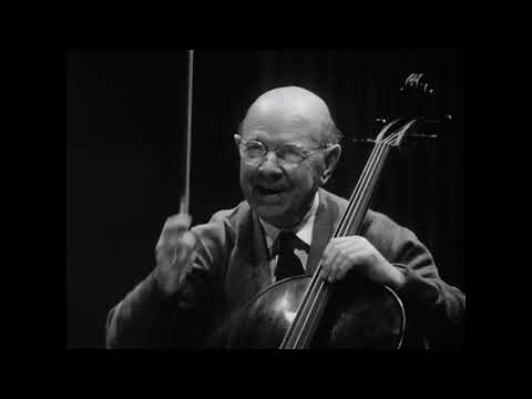 Pablo Casals masterclass on Saint-Saens' Cello Concerto No. 1