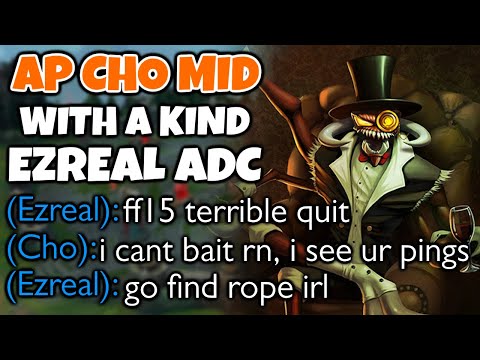 AP Chogath Mid with the nicest Ezreal in NA | Pekin Woof
