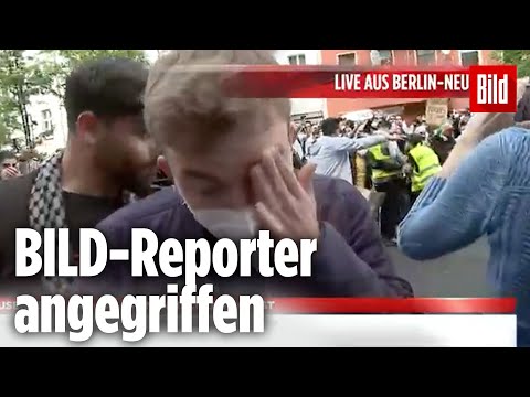 Bei Hass-Demo in Berlin: Reporter angegriffen und als „Scheiß Jude“ bezeichnet