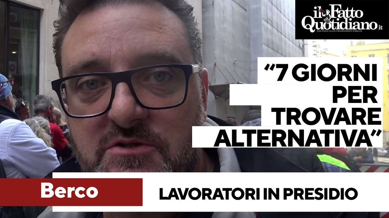 Lavoratori Berco in presidio contro il rischio di 480 licenziamenti: "7 giorni per un'alternativa"