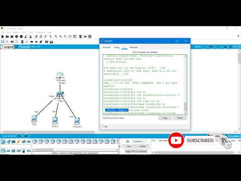 How To Enable SSH on Router with Privilege Levels   CCNA Lab Cisco Packet Tracer Lab For Exams