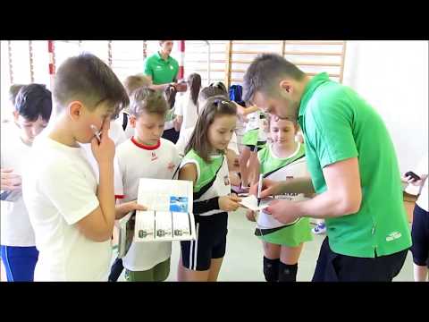 Siatkarze Indykpolu AZS Olsztyn odwiedzili SP nr 7 w Bartoszycach