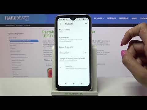 Cómo cambiar tamaño de letras en ULEFONE Note 8P - hacer fuente más grande
