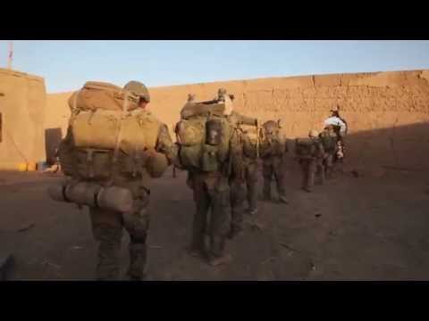 Marines engage Taliban During extract in Sangin Afghanistan 2010