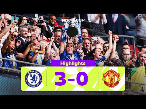 Chelsea Complete Treble! | Chelsea 3-0 Manchester United | Adobe Women's FA Cup 2024-25
