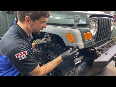 Jeep Wrangler Black Fender Restoration