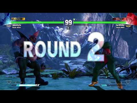 SFV gigabyte(Birdie) vs. tar0time(Balrog) PS4 60 FPS