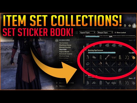 Collect Them All! Item Set Collection Sticker Book - Elder Scrolls Online ESO