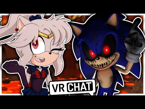 WHY WOULD I BE AFRAID OF THIS GUY??? Sailor Peace vs Sonic.exe (Lord X) - VRChat