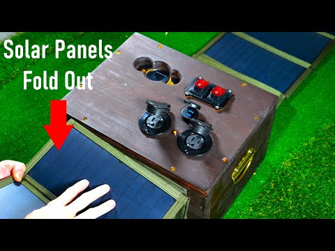 DIY Solar Generator - Portable Solar Station - Full Build