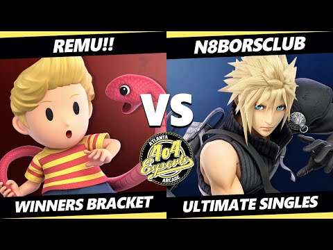4o4 Smash Night 27 - REMU!! (Lucas) Vs. N8borsClub (Cloud, Roy) SSBU Ultimate Tournament