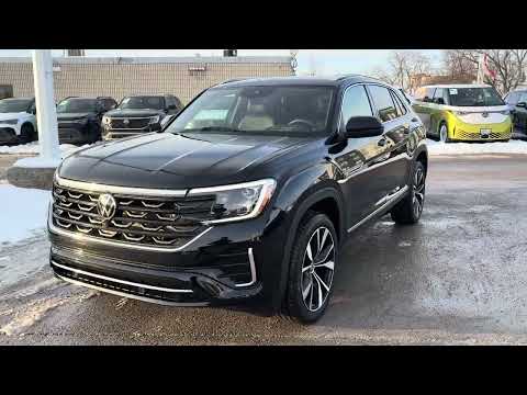 2026 Volkswagen Atlas Cross Sport Execline 4MOTION in Black for sale at Belleville Volkswagen in Belleville, ON