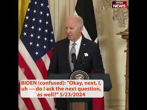 Repeat question, BIDEN confused: do I ask next question? African will a billion people (already 1.4B