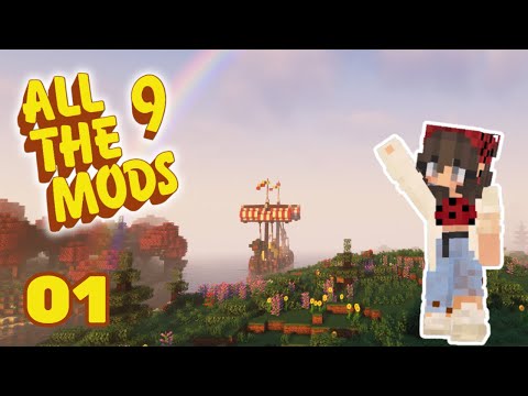 A Merry All the Mods 9 Beginning! | Modded Minecraft Let's Play Episode 1