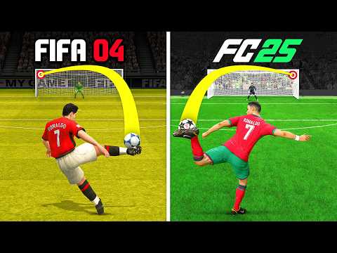 Scoring 1 Amazing Goal with Ronaldo in Every FIFA